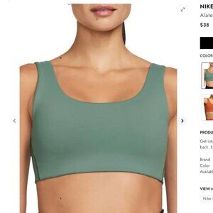 Nike Alate All U | medium sports bra | double lined | **Olive/Army Green**